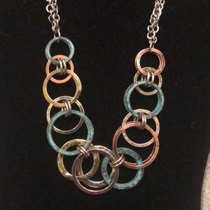 Rain necklace and earring set